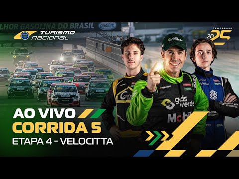 TURISMO NACIONAL 2025 |  AO VIVO |  4ª ETAPA - VELOCITTA - CORRIDA 5