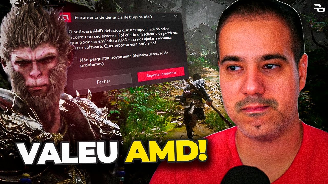 Placas da AMD são mesmo UM LIXO? BUGS e TRAVAMENTOS no Black Myth: Wukong