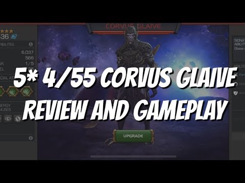 5 Star Corvus Glaive Rank Up Review and Gameplay - Marvel Contest of Champions