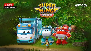 Download lagu 🔴LIVE | Super Wings RTV | Super Pet Adventure | Season 7 | Eps. 26-29 mp3