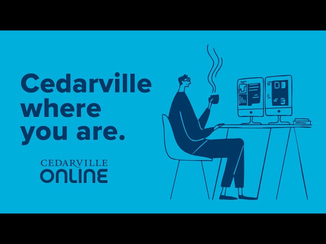 Thumbnail for video titled: Cedarville Online: Transformative Christian Education Wherever You Are