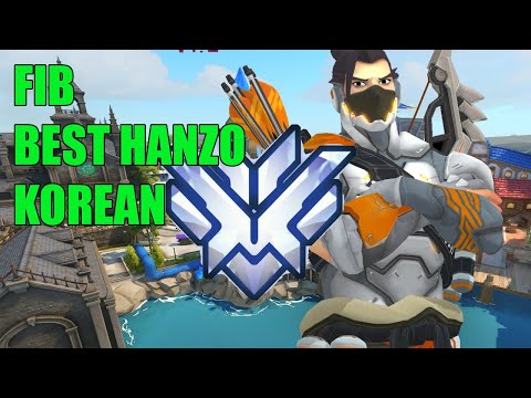 FIB BEST HANZO KOREAN 4.6 PEAK - TOP 50-0 OVERWATCH SEASON 29