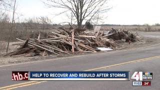 Jackson County will pick up tornado debris