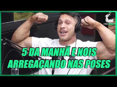 RAMON CONTA BACKSTAGE COM SEU COACH ANTES DO OLYMPIA -  A FALA MAROMBA