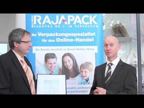 Rajapack ISO9001 Übergabe