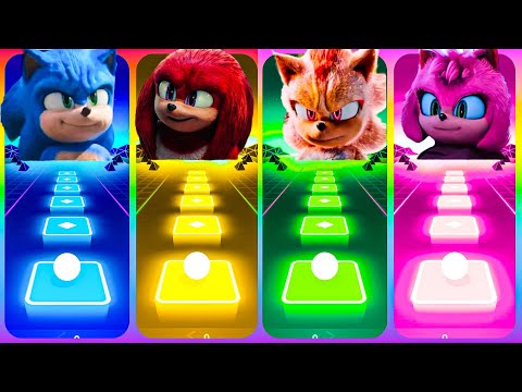🔴 SONIC SUPER 🟢 THE HEDGEHOG VS SONIC SHAYDER | Tiles hop | 🎯 EDM Rush Coffin Dance 🔵