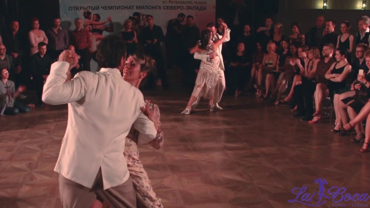 Fabian Peralta y Josefina Bermudez,  Pablo Inza y Sofia Saborido. La Boca Tango fest