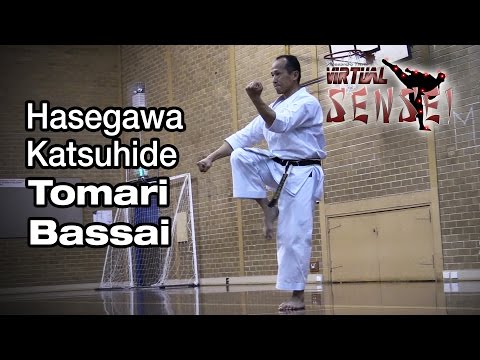 Hasegawa Katsuhide performing kata Tomari Bassai (slow)
