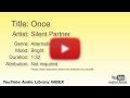 Once Silent Partner Alternative Punk Bright YouTube Audio Library BGM