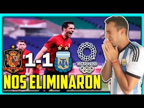 🇦🇷😱 ARGENTINO REACCIONA a 🇪🇸 ESPAÑA vs ARGENTINA 🇦🇷 FECHA 3 | JUEGOS OLIMPICOS TOKYO 2020🏅