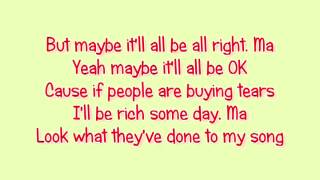 miley cyrus look what they&#39;ve done to my song The Backyard Sessions