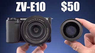 Wide Angle Video For $50 on the ZV-E10, ZV-E10 II, a6700 and ZV-1F
