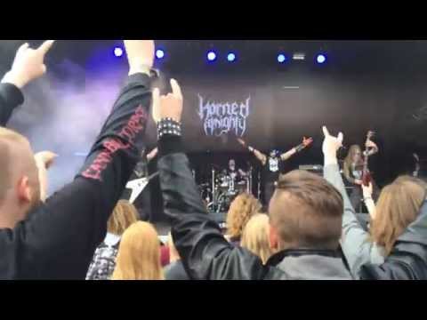 Horned Almighty Plague propaganda live at Copenhell 2015