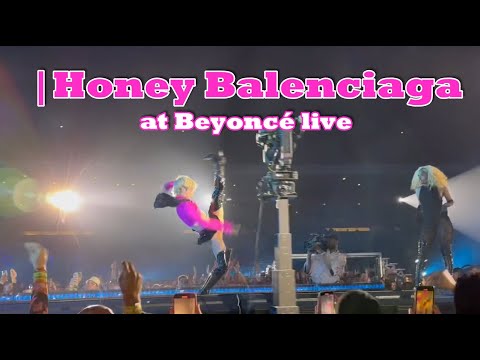 Honey Balenciaga performing at Beyoncé concert | Warsaw 28 June, 2023