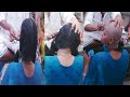 Old Barber Headshave By Younger Married Lady Mottai