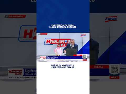 🔴🔵 Emergencia en Piura: Lluvia extrema provocó daños en viviendas y carretera de Talara