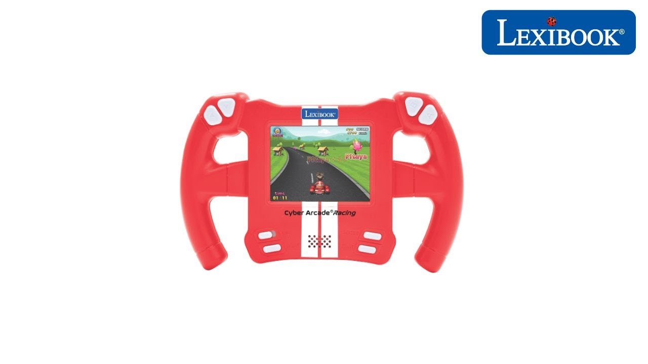 Lexibook Kinderkopfhörer Lenkrad-Konsole Cyber Arcade Racing Rot Lexibook Kinderkopfhörer Lenkrad-Konsole Cyber Arcade Racing Rot