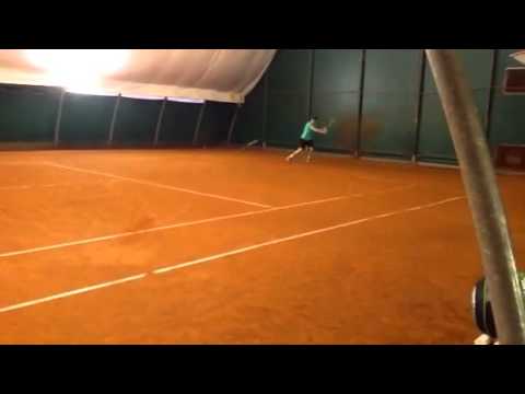 Stieg Martens on the court