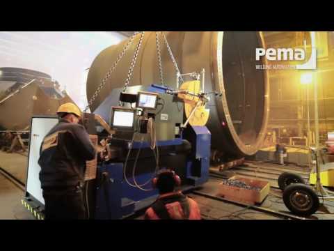 Circular Seam Preparation and Root Opening with PEMA CM 55 Milling Machine