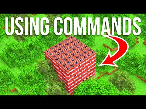 How to World Edit with Commands in Vanilla Minecraft!