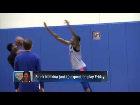 Knicks rookie Frank Ntilikina should finally take the court on Friday