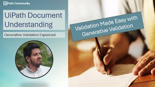 UiPath Document Understanding - Generative Validation Explained | 2023.12 Release |@LahiruFernando