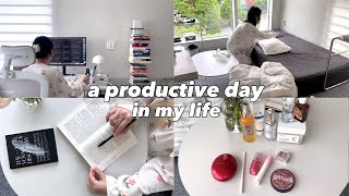 A PRODUCTIVE DAY IN MY LIFE| studying, cleaning, life updates, going to cafe|SunnyVlog