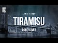 Don Toliver Tiramisu Lyrics