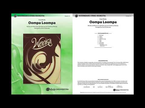 Oompa Loompa, arr. Chris M. Bernotas – Score & Sound