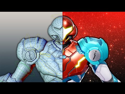 Analyzing and recreating Metroid Dread Samus's 3D model from scratch