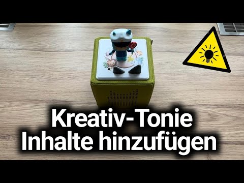 Kreativ-Tonie bespielen - Inhalte hinzufügen - Musik auf Kreativ-Tonie hochladen - Anleitung 🎶✅