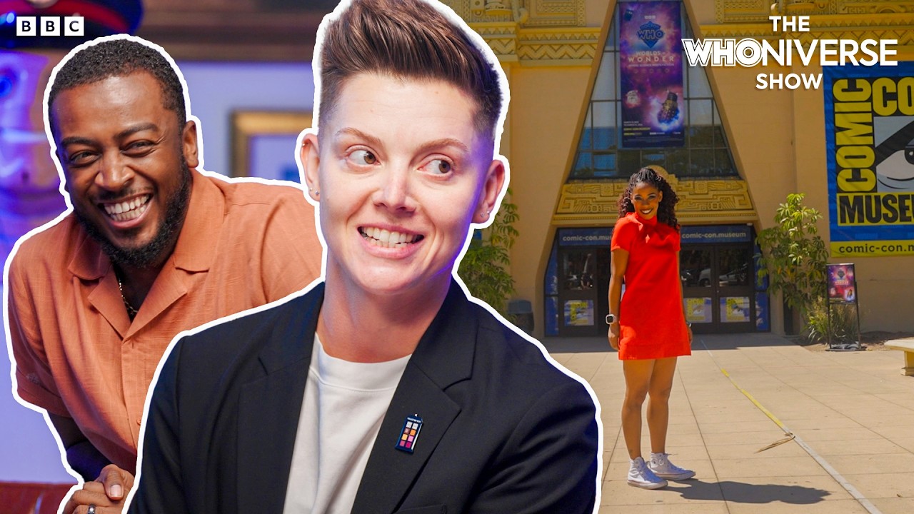 We Found a SECRET Alien Archive at San Diego Comic-Con! 😱 | THE WHONIVERSE SHOW | Doctor Who