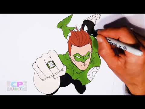 Green Lantern Coloring Pages for Kids Part 1 , Green Lantern Coloring Pages , Coloring Pag