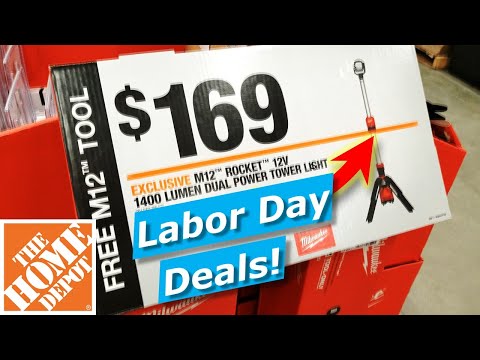 Home Depot LABOR DAY Tool Deals 4K: Milwaukee/DeWalt/Ryobi/Makita