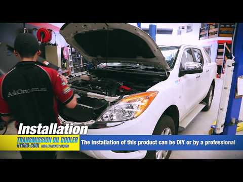 Davies Craig Transmission Oil Cooler Installation on Mazda BT50