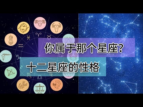 12星座比例圖