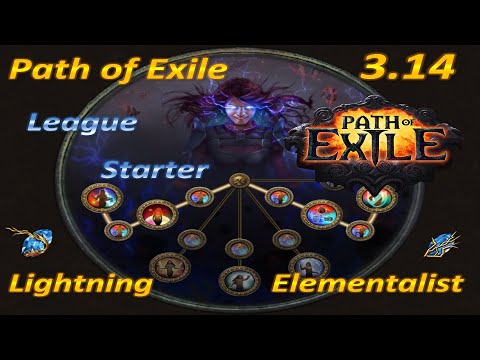 [3.14 League Starter] Arc Lightning Witch Elementalist - Path of Exile Ultimatum