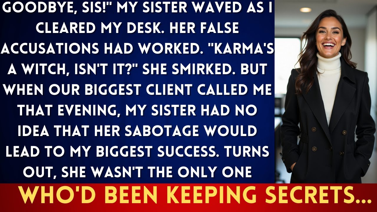 My Sister Got Me Fired From My Dream Job—But She Unintentionally Set Me Up for Something Better...