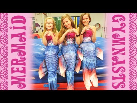 Mermaid Gymnastics Challenge! | Crazy8Family