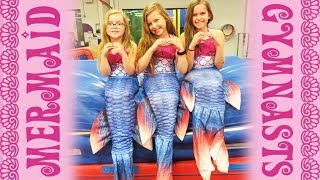 Mermaid Gymnastics Challenge! | Crazy8Family