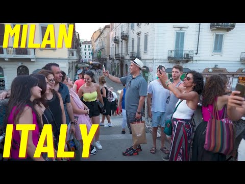 Milan Grand Canal Evening Walk ||Tip Top Tourist || Walk In Italy || Italy City Tour ||