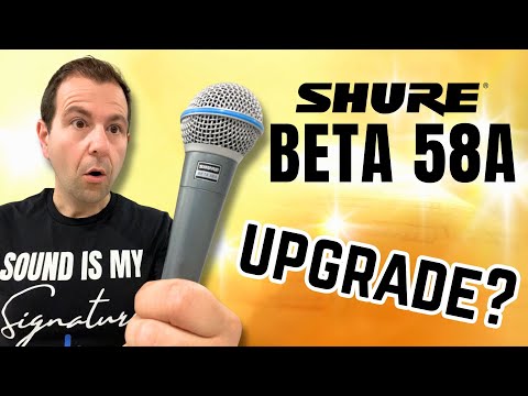 Shure BETA 58A Handheld Supercardioid Dynamic Microphone 1996 - Present - Black image 4