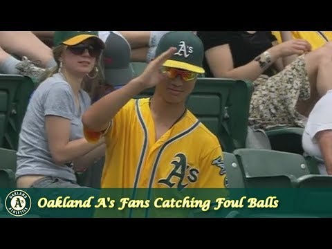 Oakland A's Grab Bag Episode 7 - Fans Catching Foul Balls