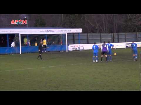Bury Town 2 AFC Hornchurch 1 (21 Jan 12) - Hunt goal