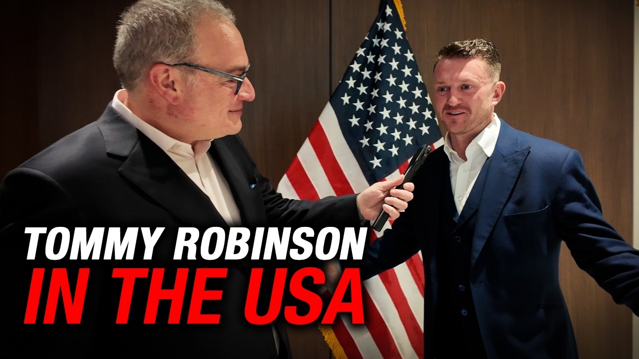 Tommy Robinson touches down in Washington ahead of U.S. tour