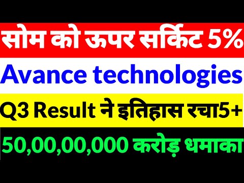 Avance technologies share latest news,avance techno share news,Avance technologies share news 2025