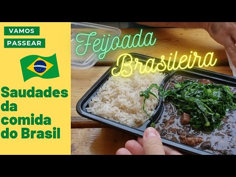 Feijoada Brasileira... que saudades. Encontramos um FoodTruck em Portland e aproveitamos.