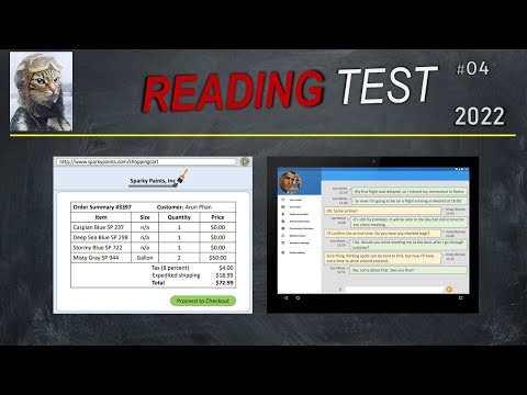 TOEIC Reading Test 04. Practice TOEIC Reading Test 2022 with Answers Sheet, PDF available.