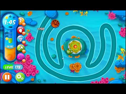 Marble Woka Woka Level 178 - NO BOOSTERS 🐢 | SKILLGAMING ✔️