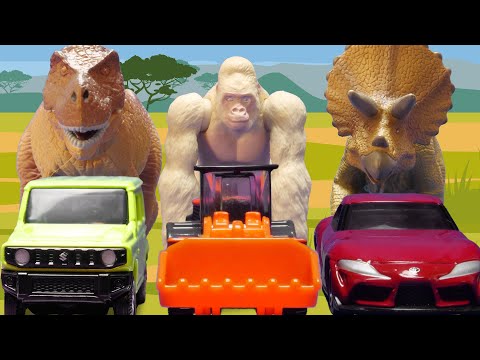 【公式】恐竜たちを怒らせた！逃げろ！アニア 動物 恐竜 トミカ  ストップモーションアニメ Ania Animal Dinosaur Stop motion【親子で楽しくあんしん！タカラトミーキッズ】